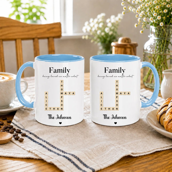 Personalized Family Members' Name Mug