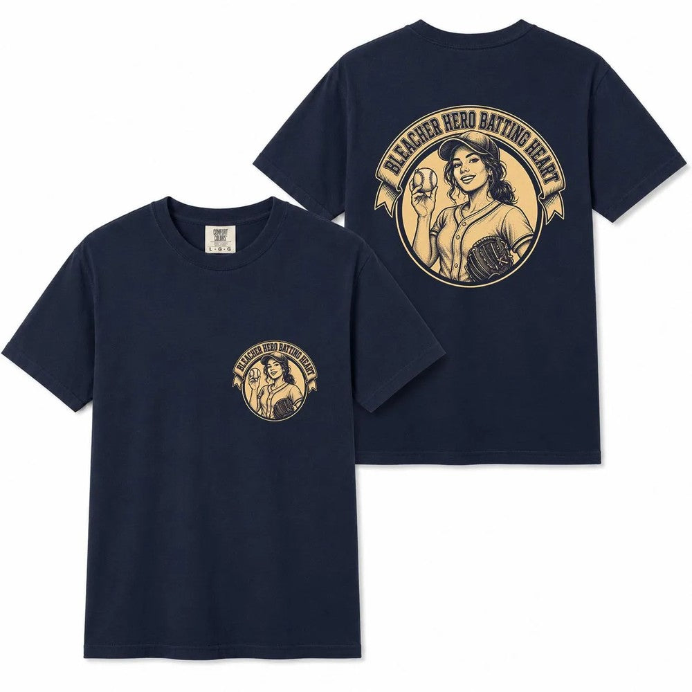 Baseball Mom Bleacher Hero Shirt, Comfort Colors