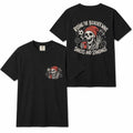Comfort Colors Bleacher Wave Skeleton Sports Mom Shirt