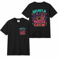 Comfort Colors Helmet Hustle Crew Football Mom Shirt