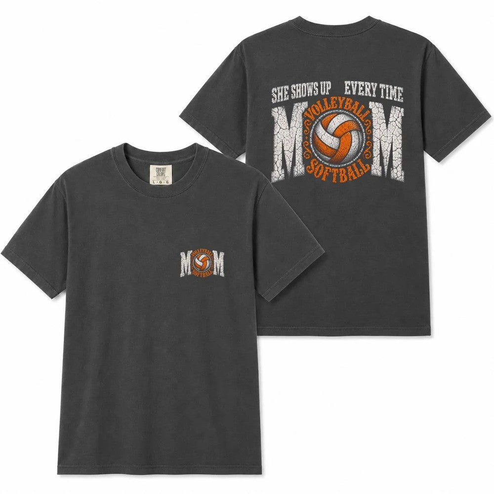 Comfort Colors Volleyball Softball Mom Shirt