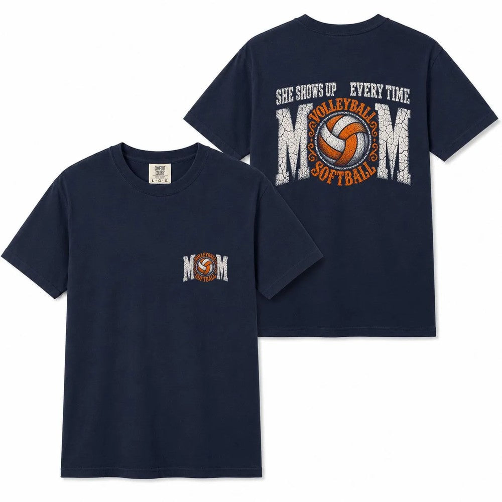 Comfort Colors Volleyball Softball Mom Shirt