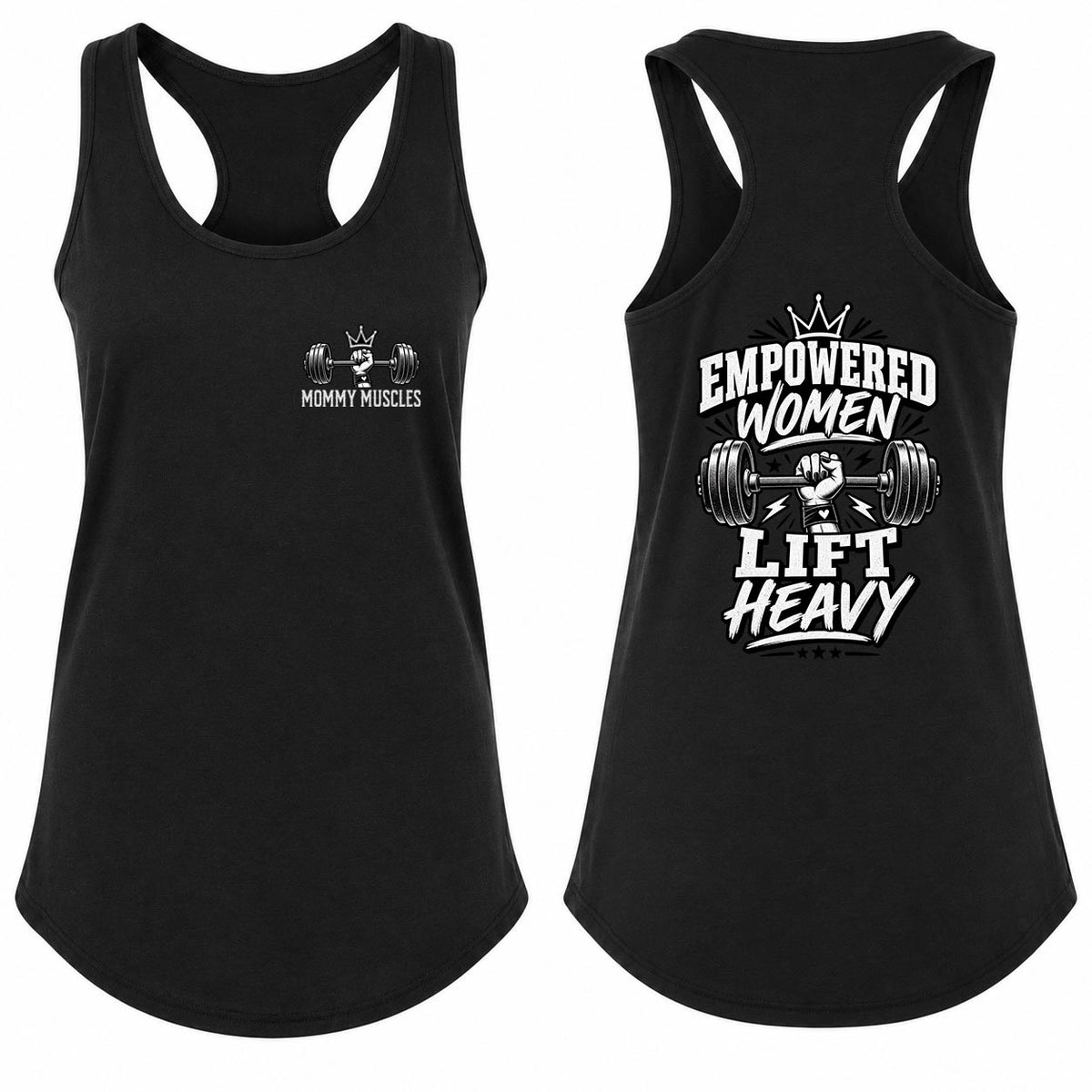 Empowered Women Lift Heavy Racerback Tank