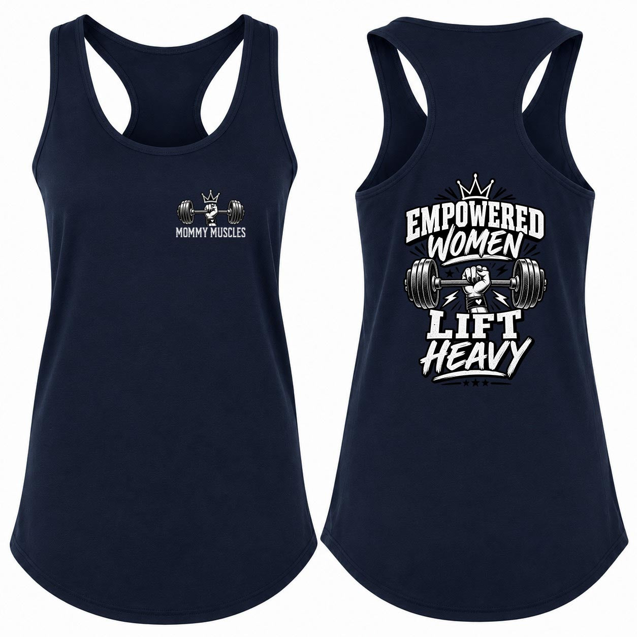 Empowered Women Lift Heavy Racerback Tank