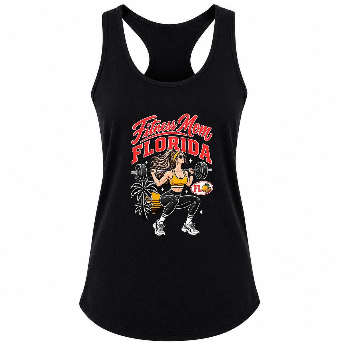 Fitness Mom Florida Squat Gym Tank Women