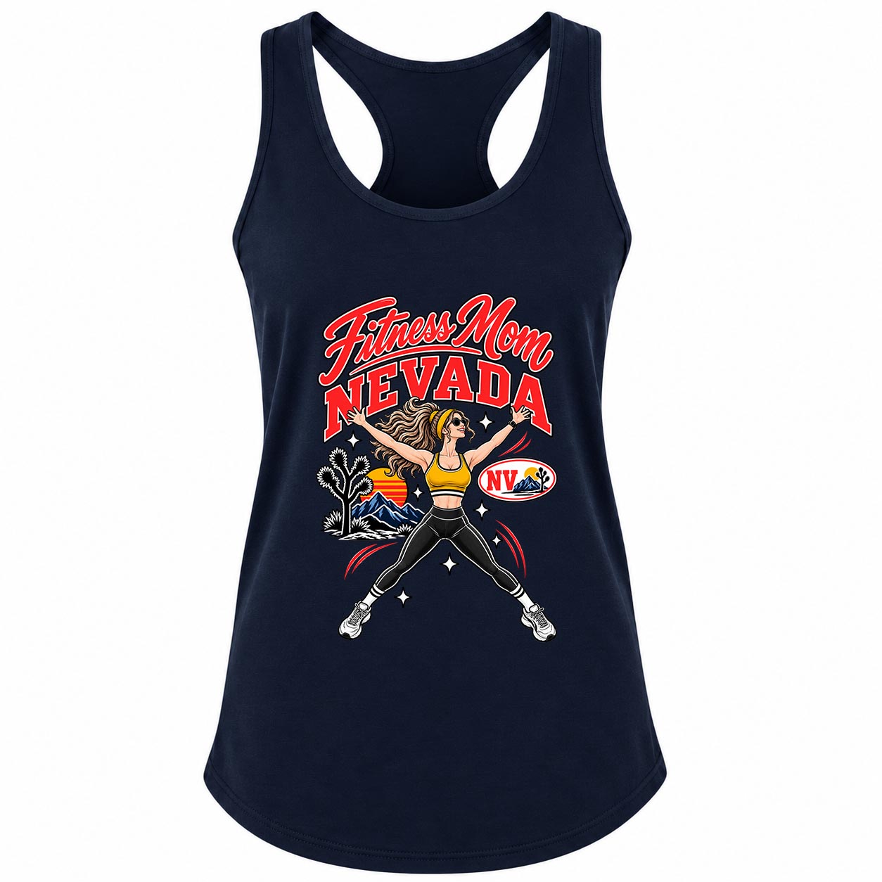 Fitness Mom Nevada Jumping Jack Gym Tank Women