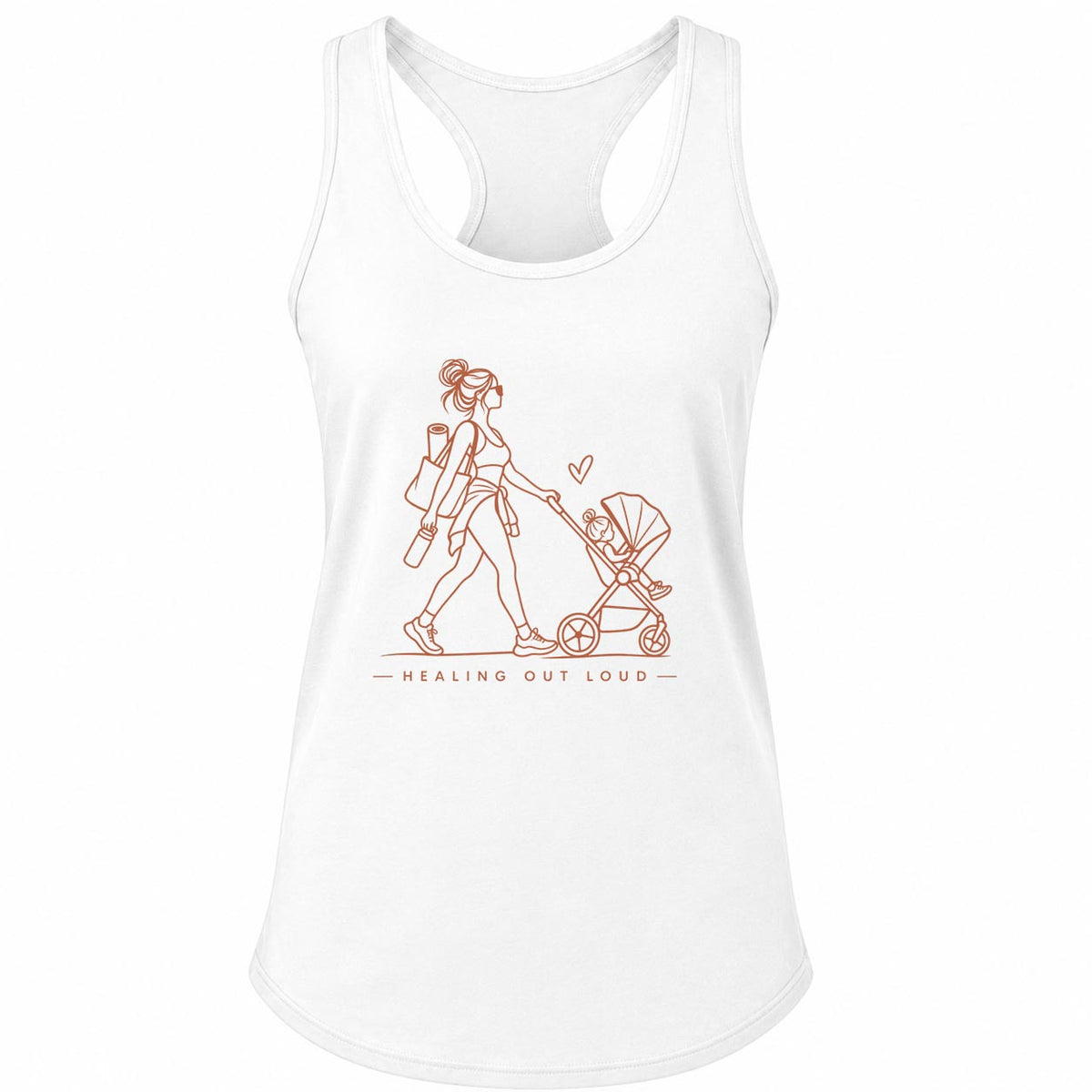 Healing Out Loud Postpartum Mom Walk Tank