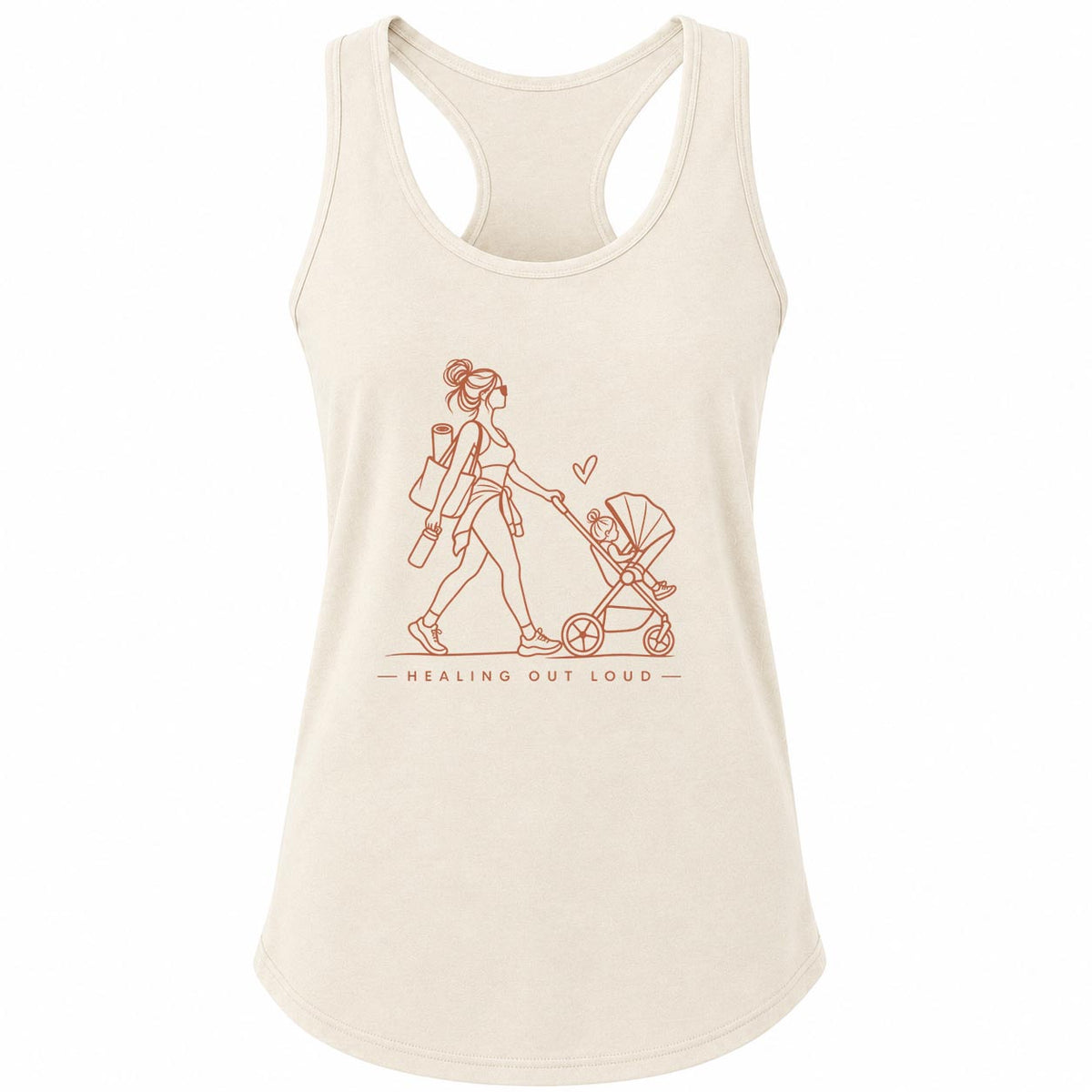 Healing Out Loud Postpartum Mom Walk Tank