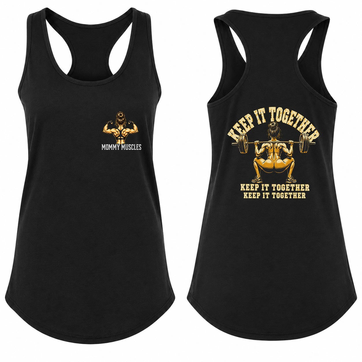 Keep It Together Squat Racerback Tank Top