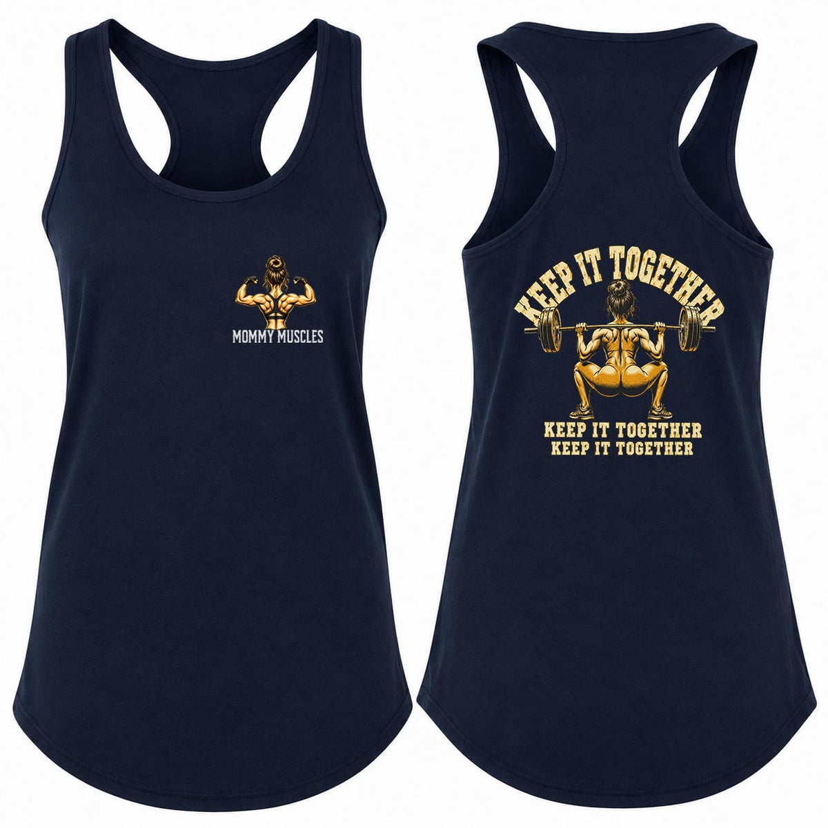 Keep It Together Squat Racerback Tank Top