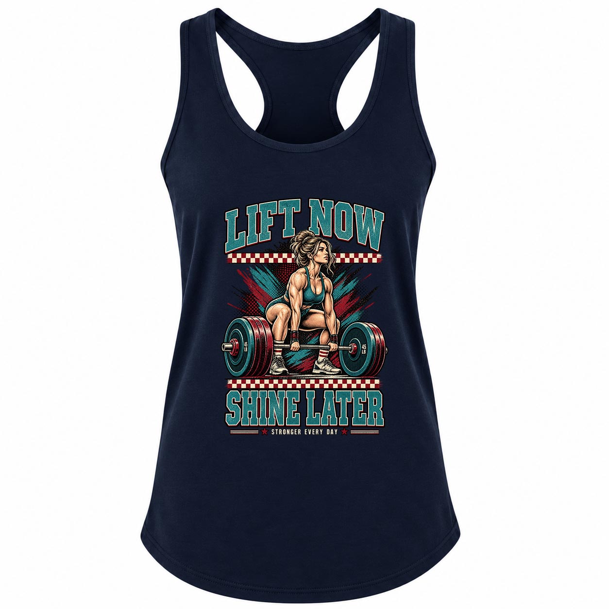 Lift Now Shine Later Deadlift Gym Tank Women