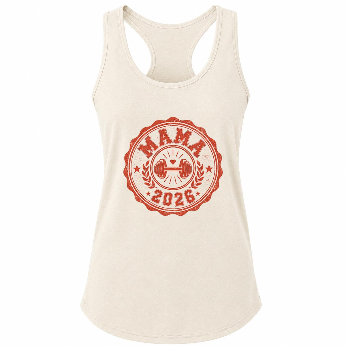 Mama 2026 Vintage Badge Gym Tank Women