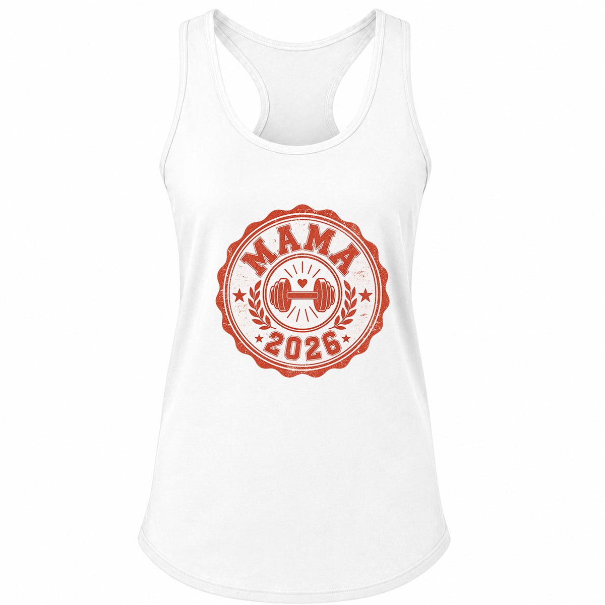 Mama 2026 Vintage Badge Gym Tank Women