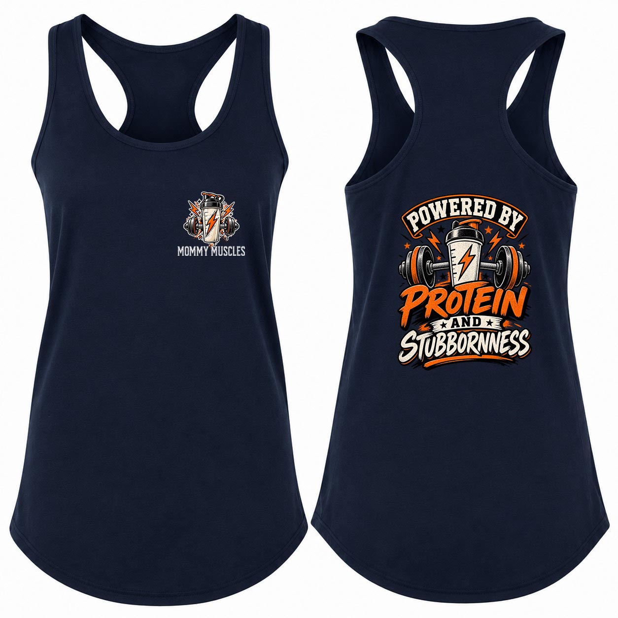 Powered By Protein And Stubbornness Tank