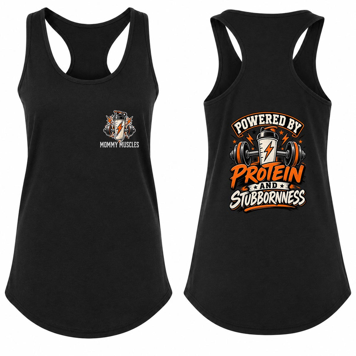Powered By Protein And Stubbornness Tank