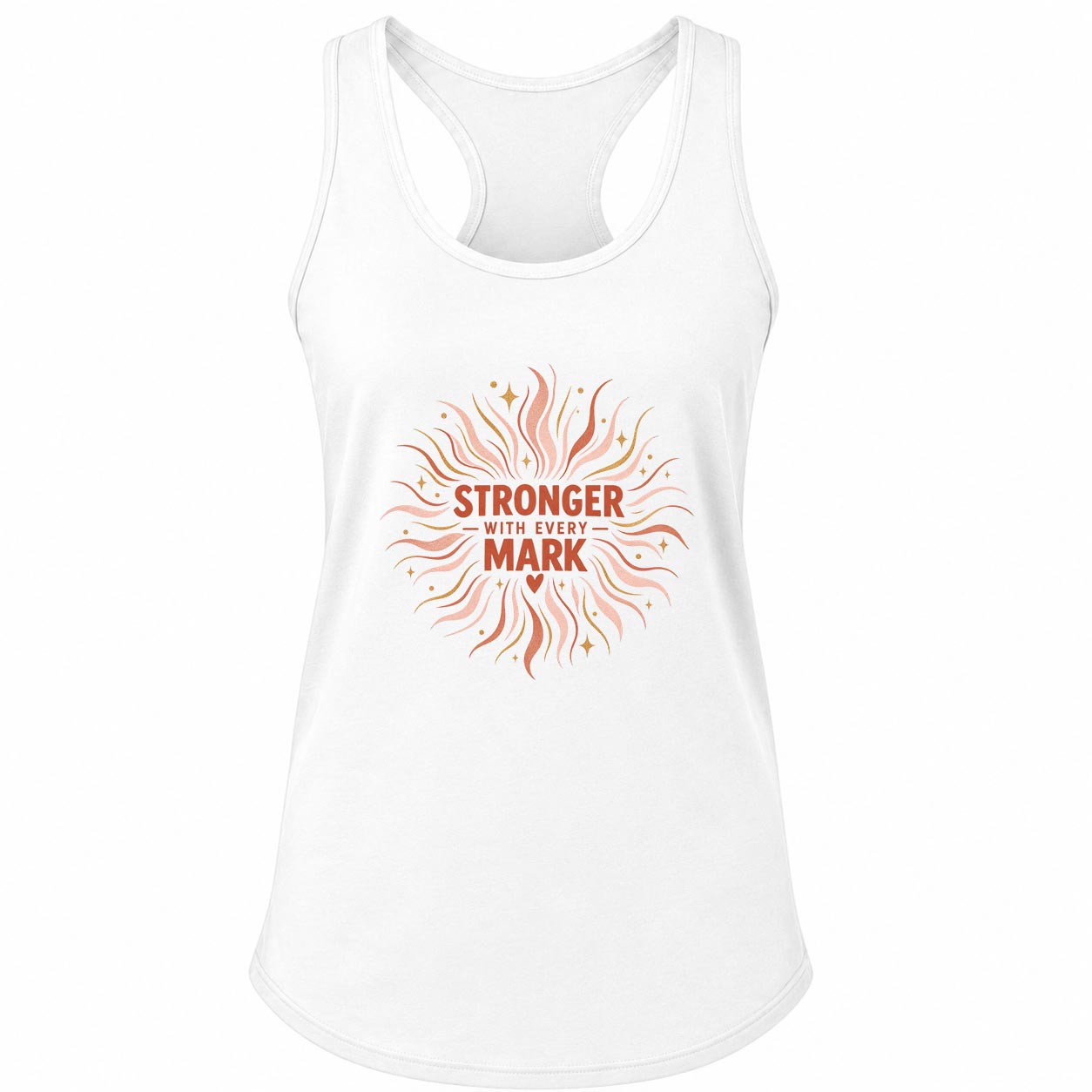 Stronger With Every Mark Self Love Tank